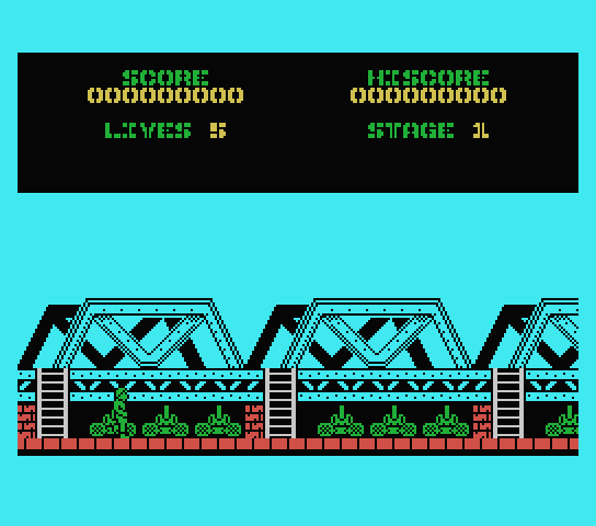 Green Beret screenshot 3 for MSX